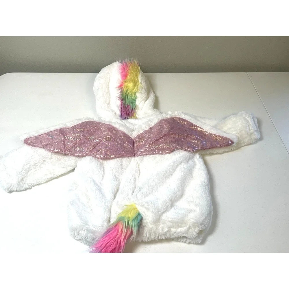 Baby Unicorn Halloween Costume Rainbow White 12-18 months Toddler Play‎ Dress Up - Picture 5 of 7